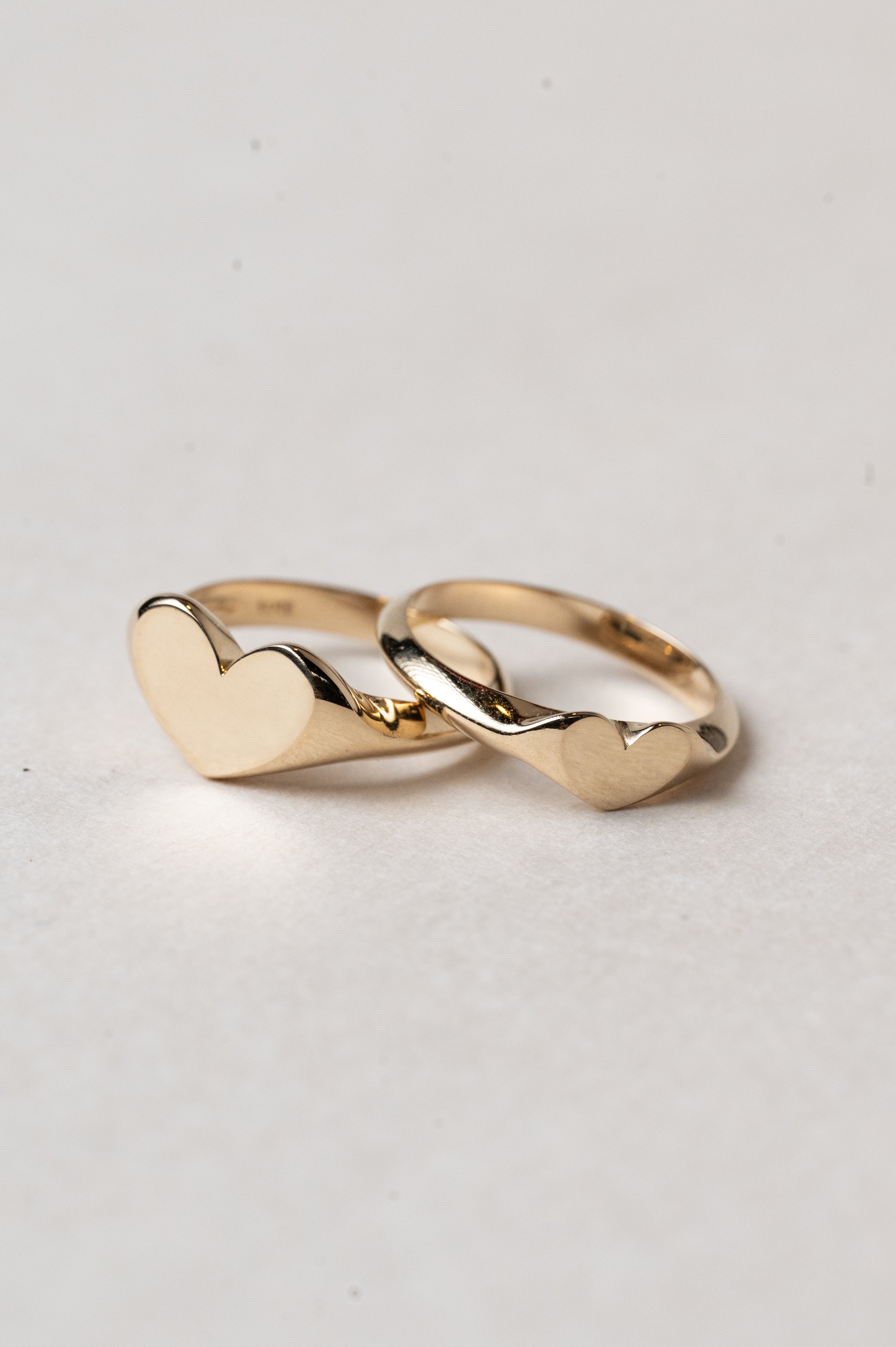 Big Heart Signet Ring