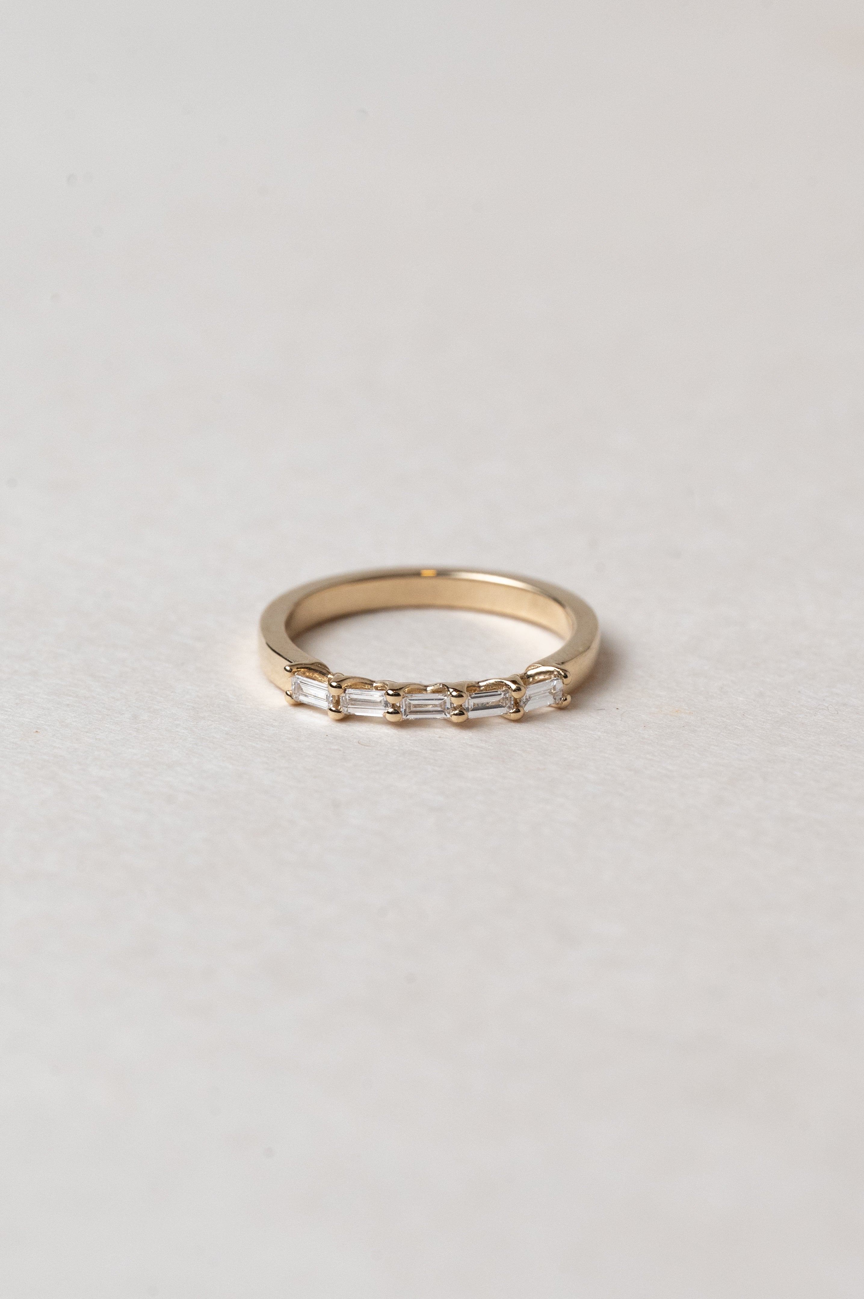 Rainbow Baguette Ring