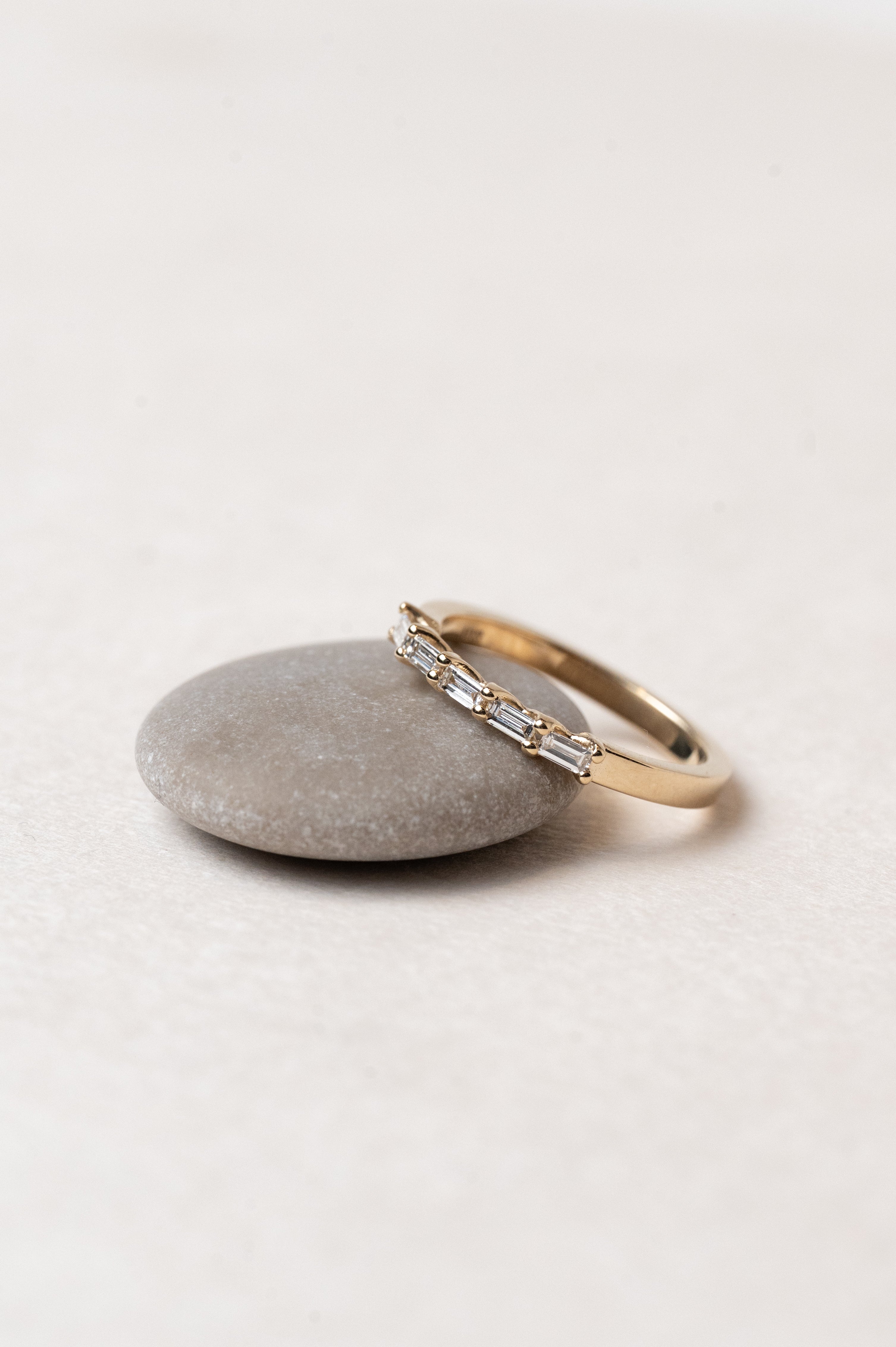 Rainbow Baguette Ring