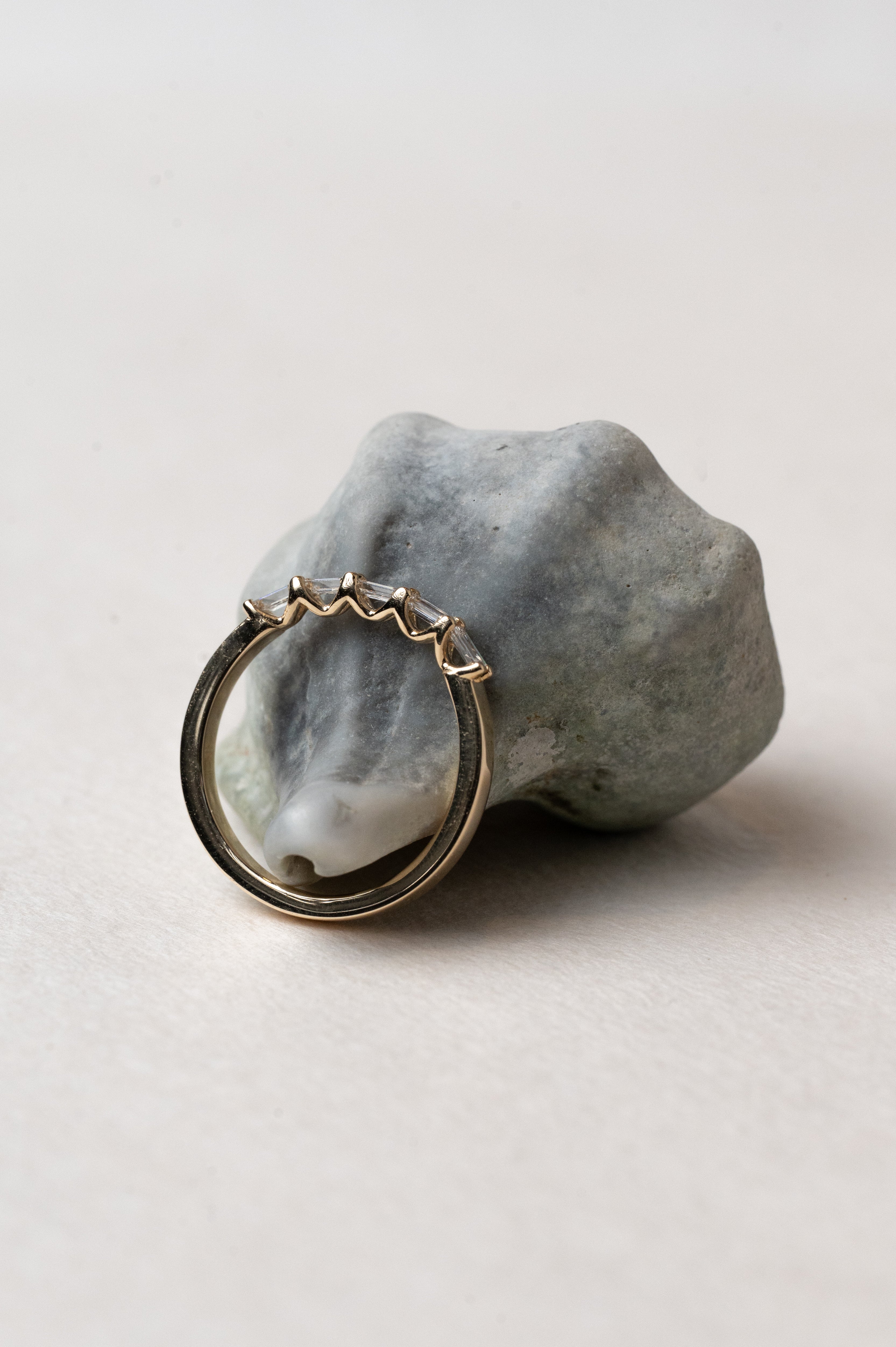 Rainbow Baguette Ring