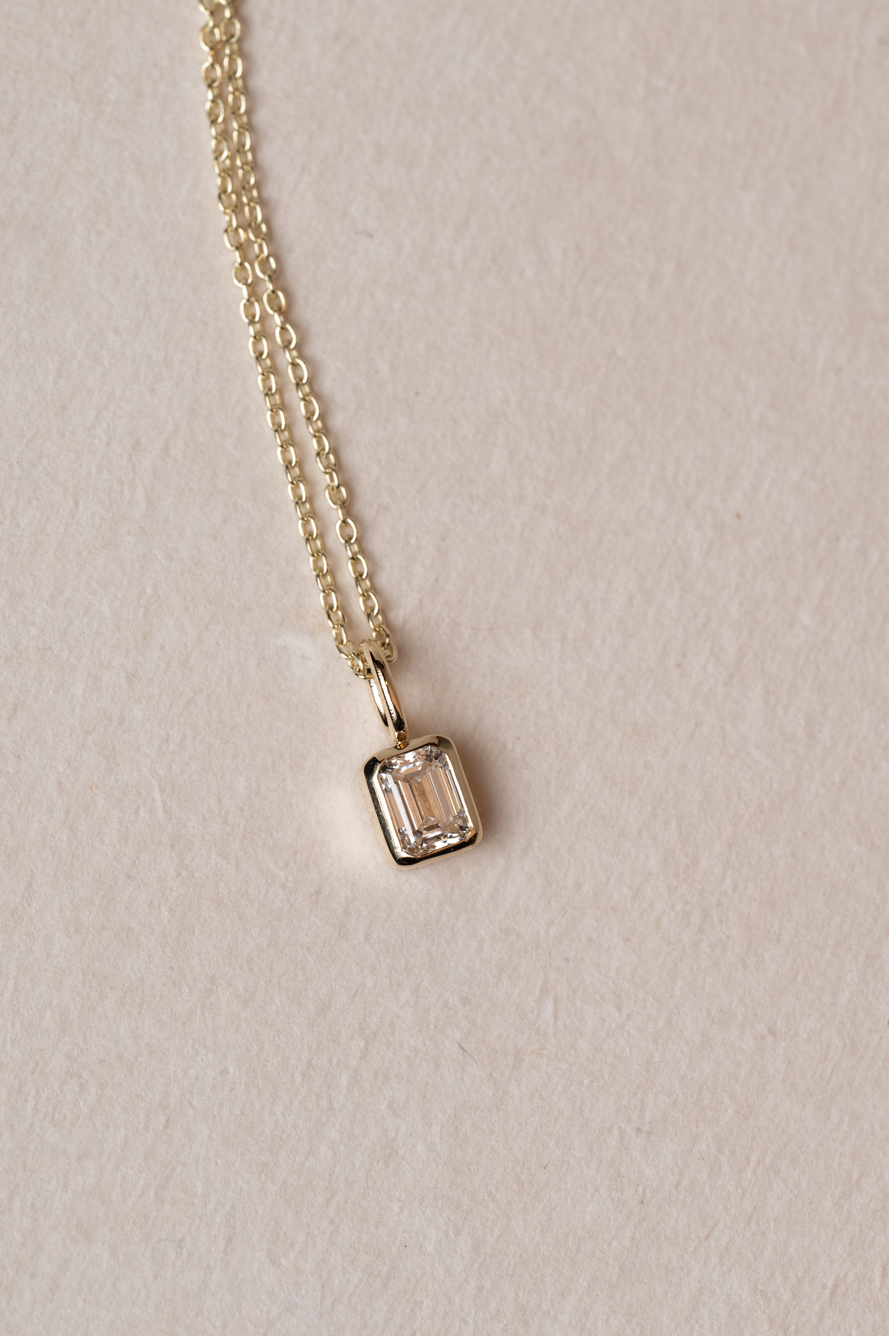Emerald Cut Pendant