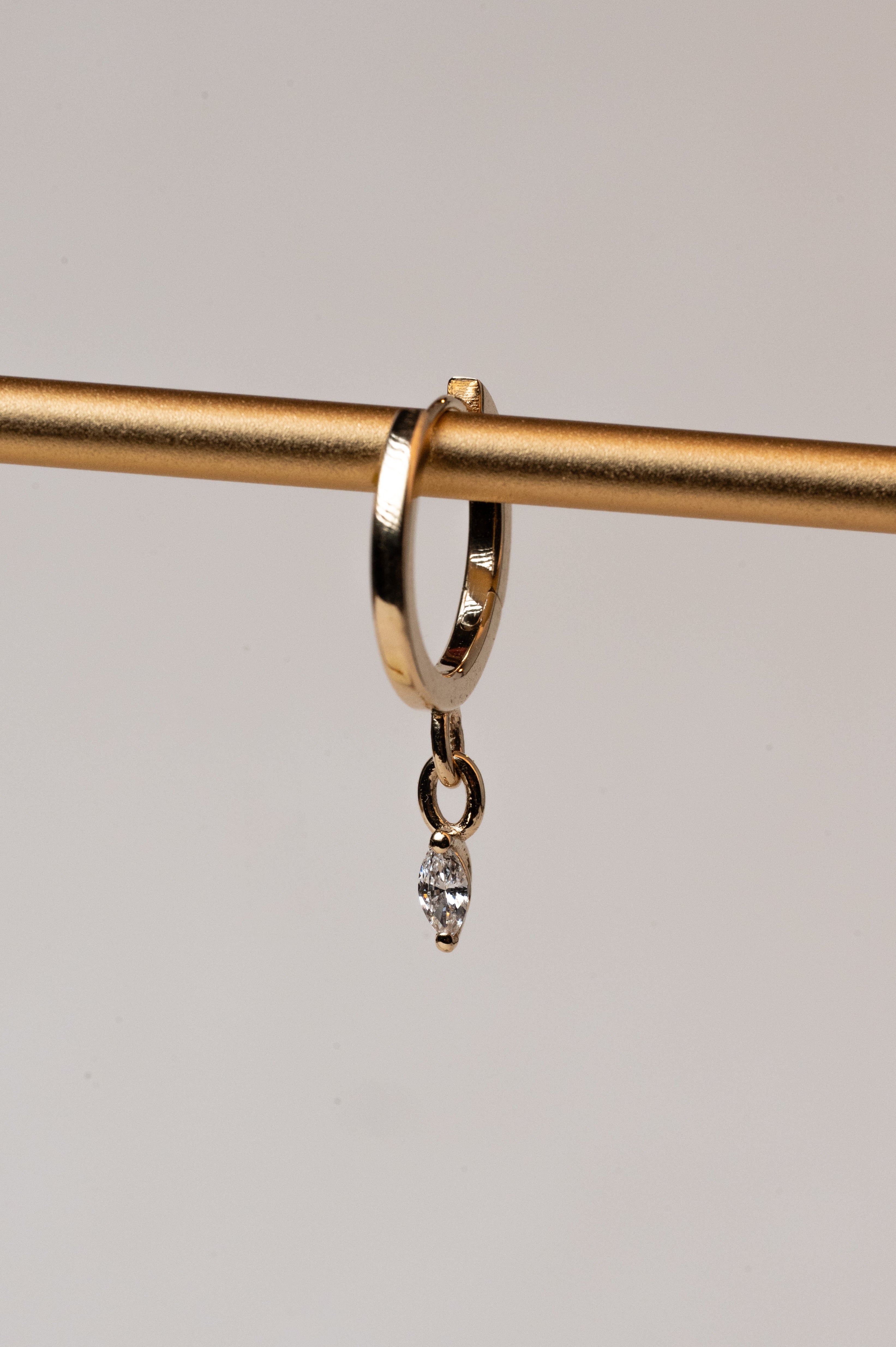 Huggie Marquise Earring