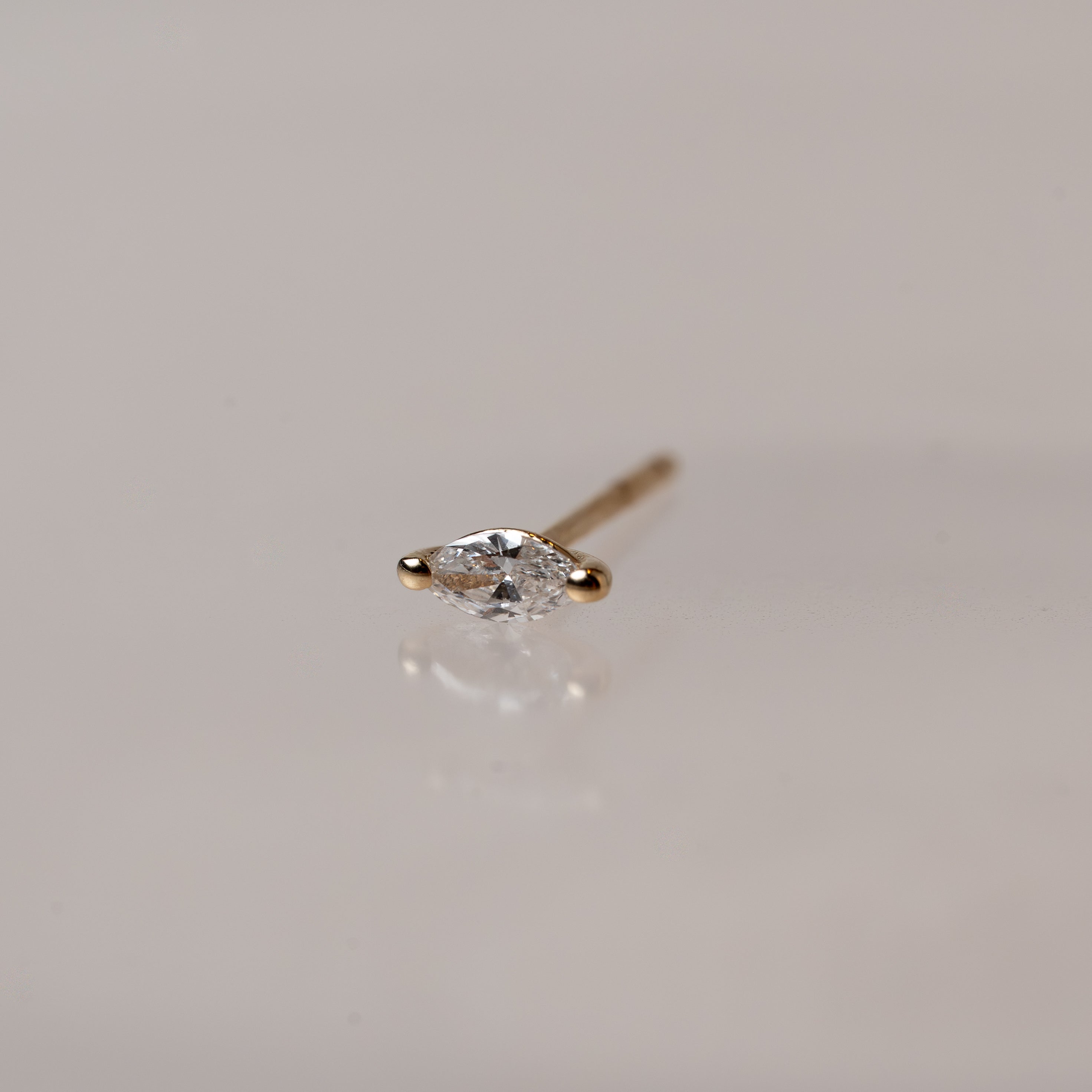 Marquise Stud Earring