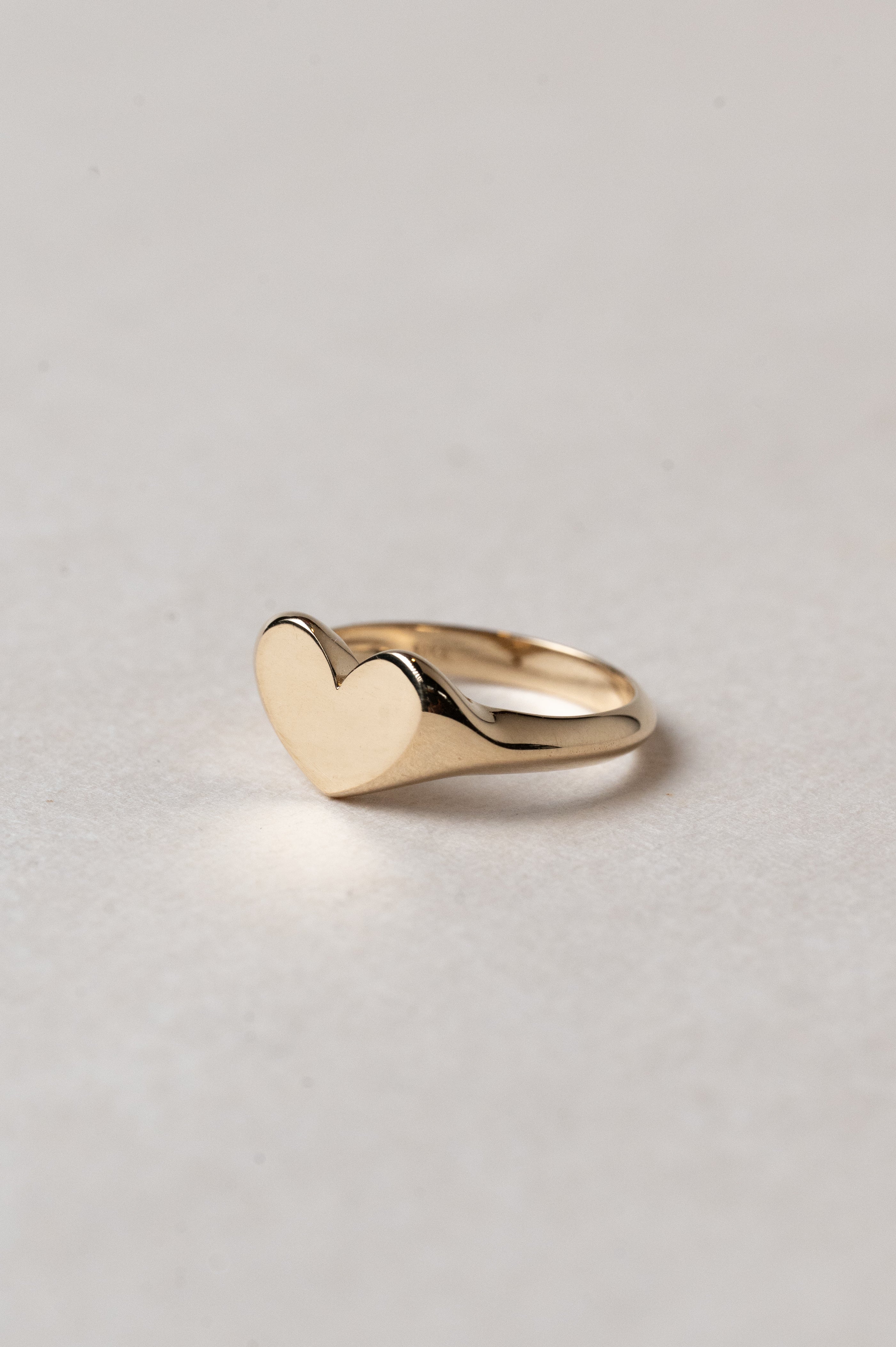 Big Heart Signet Ring