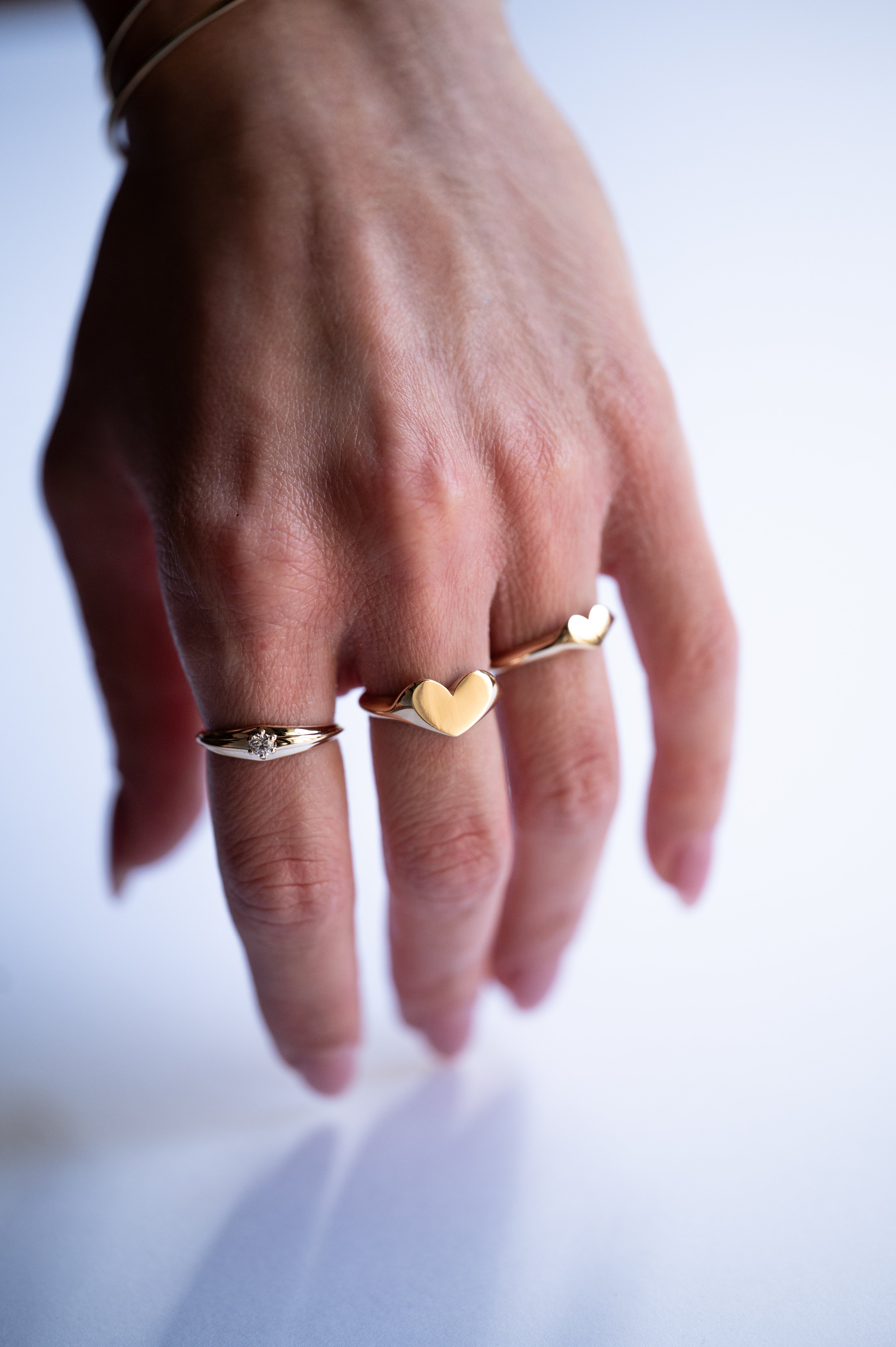 Big Heart Signet Ring