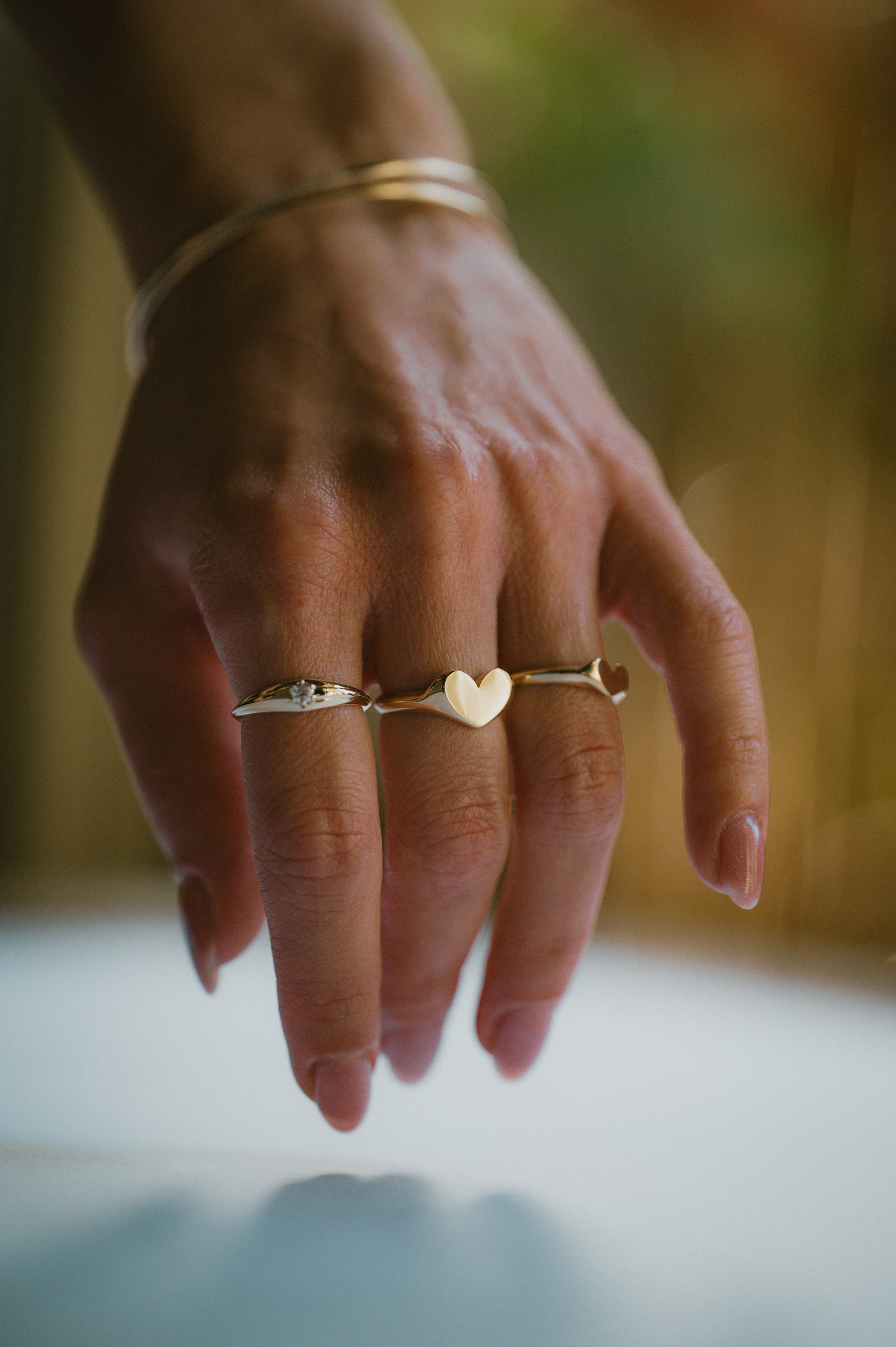 Big Heart Signet Ring