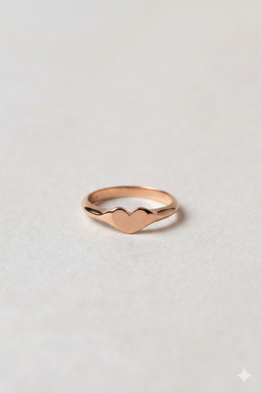 Little Heart Signet Ring