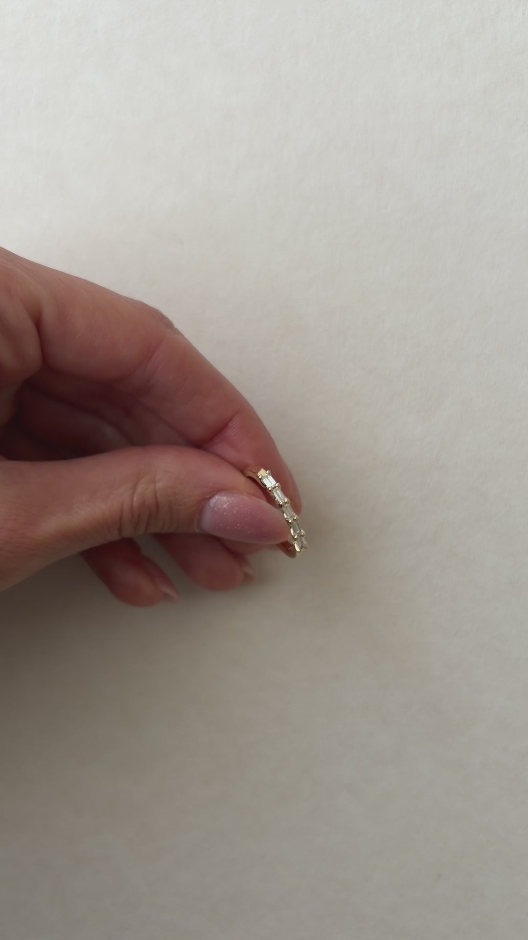 Rainbow Baguette Ring